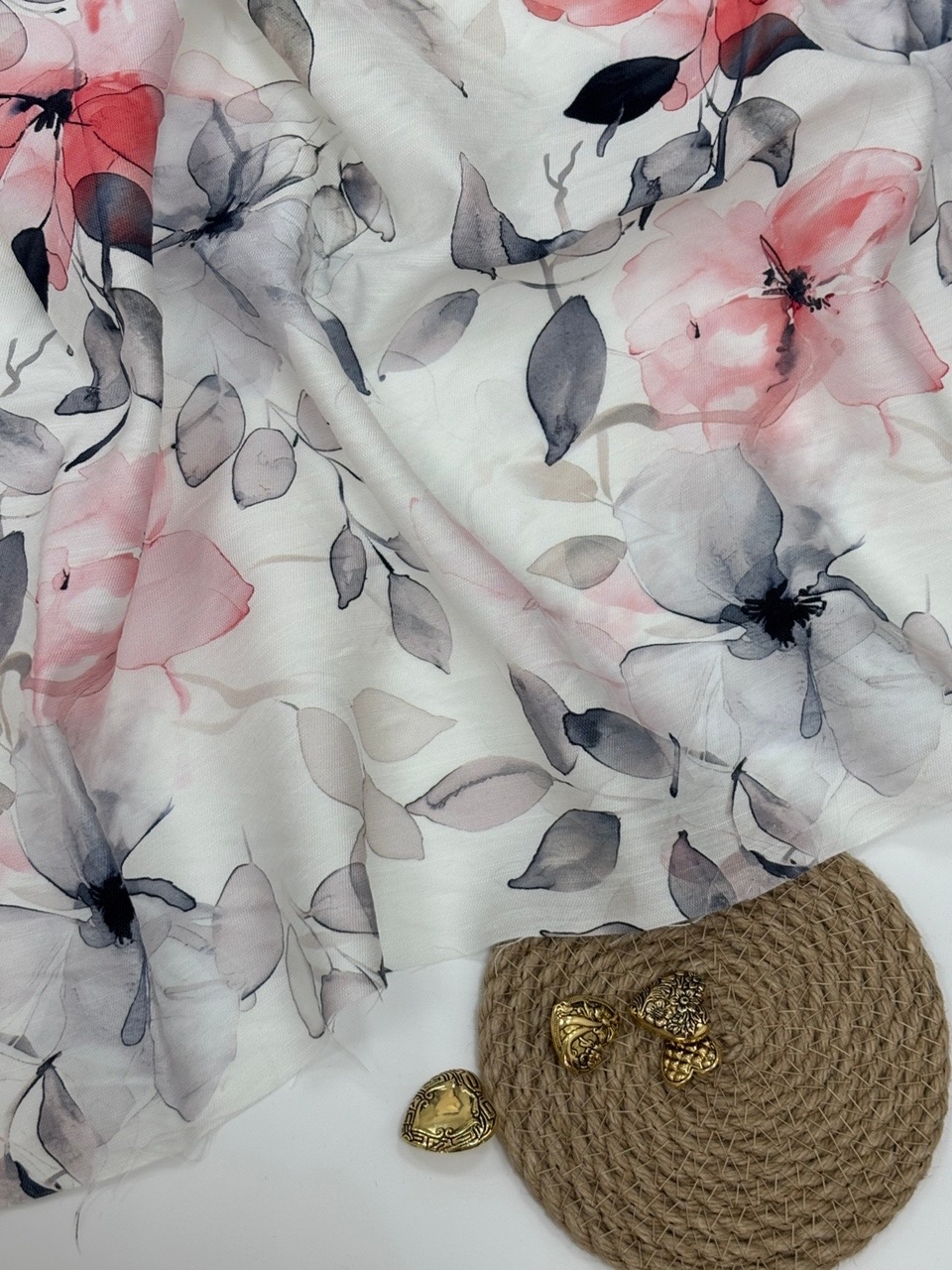 Тенсель Твил С Креш Эффектом Мягкий Шёпот